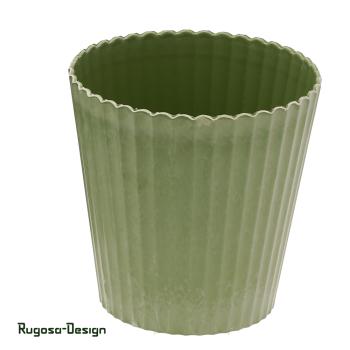 Melanin-Pflanztopf geriffelt, mint, d 15cm