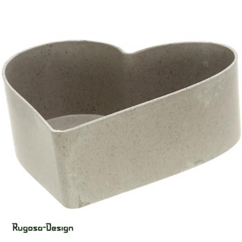 Melanin-Herzpflanzschale, sand, d 20cm
