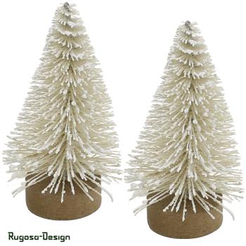 Tannenbaum, cremeweiß, 7cm