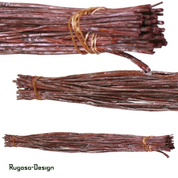 Reed-Stäbe, rot/raureif