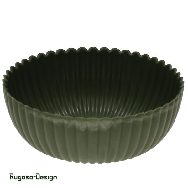 Silikon-Pflanzschale geriffelt, grün, d 20cm