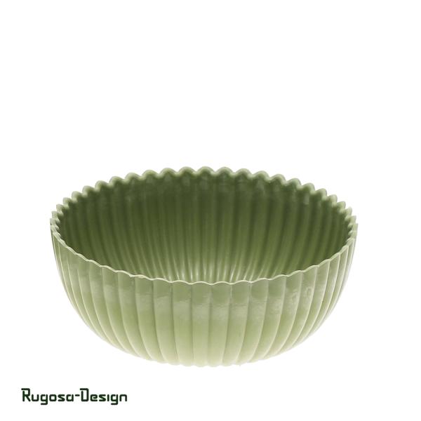 Melanin-Pflanzschale geriffelt, mint, d 15cm