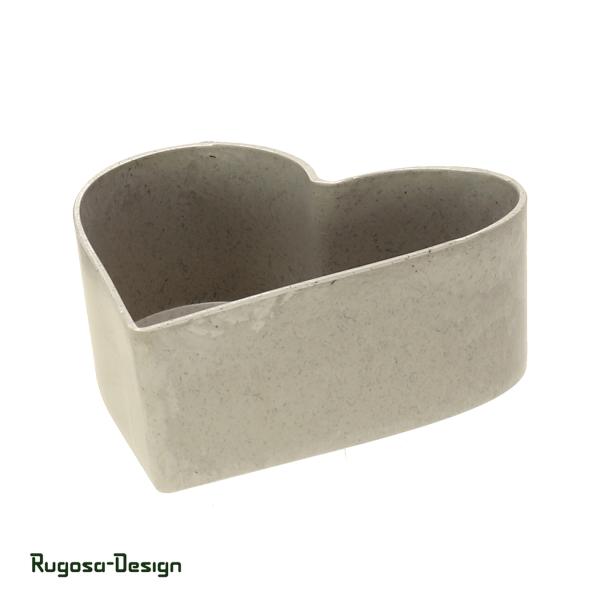 Melanin-Herzpflanzschale, sand, d 15,6cm