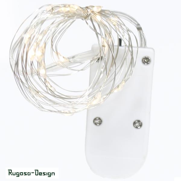 LED-Lichterkette, silber, 300cm