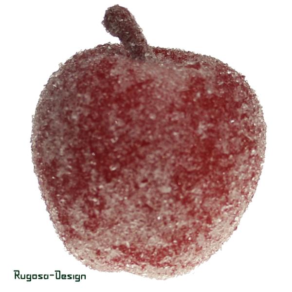 Wachs-Apfel gezuckert, rot, 5,5cm