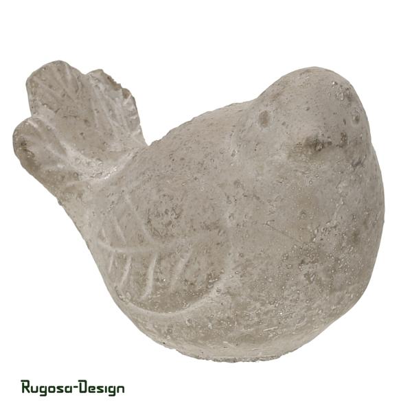 Beton-Vogel, grau, 11x8cm, 2fach sortiert