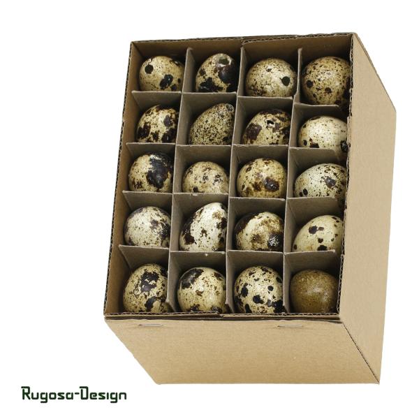 Wachteleier, natur, 3cm