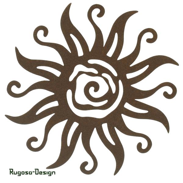 Rost-Sonnenhänger, rost, d 19cm