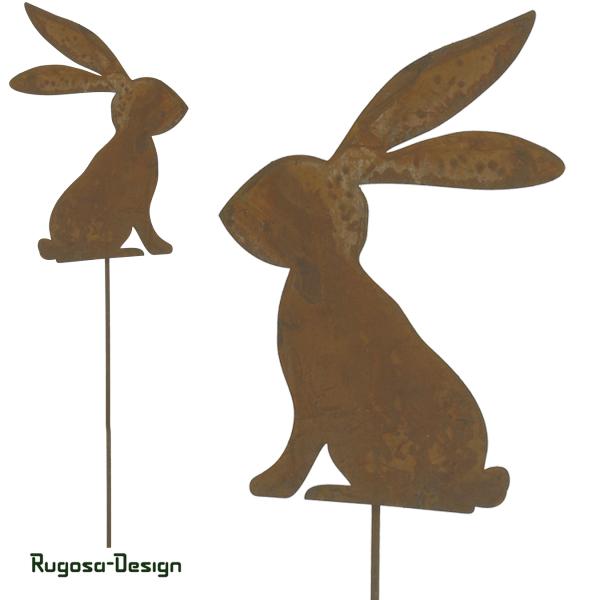 Rost-Hasenstecker, rost, 16cm