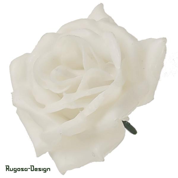 Wachsrose, creme, d 10cm